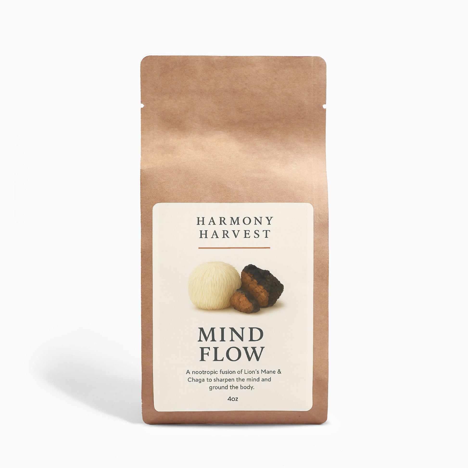 Mind Flow - Lion’s Mane & Chaga 4oz