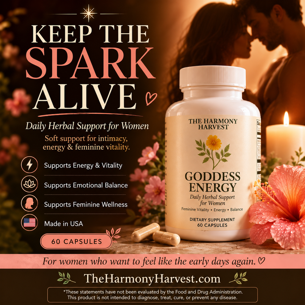 Goddess Energy: Daily Female Enhancement, Libido Support & Hormone Balance Capsules (60 Count)